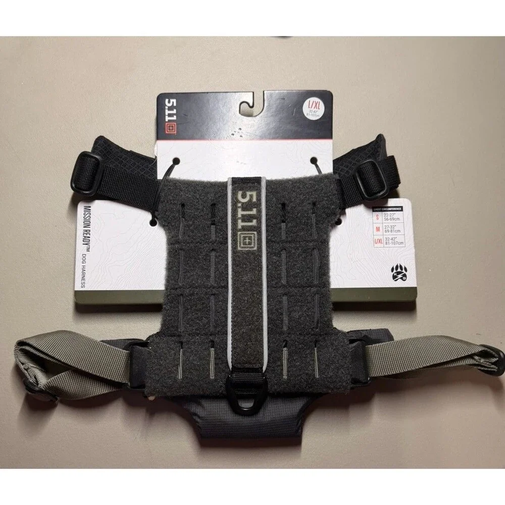 5.11 Tactical K9 Harness Size L/XL Dog Gear Working Canine Vest Black NEW
